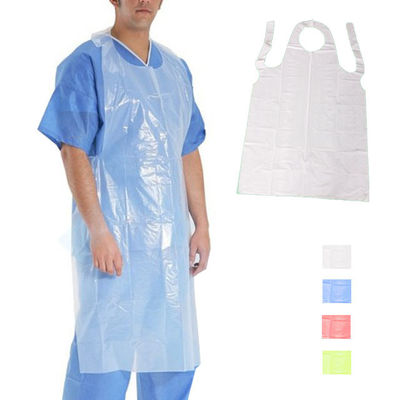 Grembiuli medici eliminabili, grembiuli di plastica spessi del vestiario di protezione
