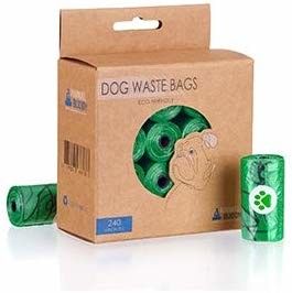100 borse biodegradabili della poppa del cane, borse biodegradabili dello spreco della lettiera