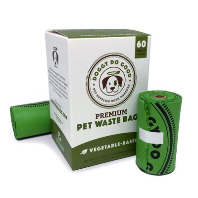 Borse di plastica biodegradabili della poppa della prova della perdita per il trattamento dello spreco dell'animale domestico