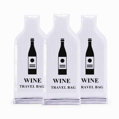 Stampa su ordinazione dell'anti di impatto di aria della bolla di vino della bottiglia protettore di viaggio accettabile