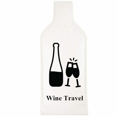 Borse di plastica del vino dell'involucro di bolla del PVC, protettori della bottiglia del liquore per il viaggio