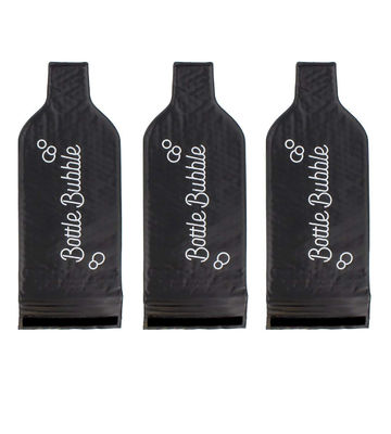 Borse impermeabili del vino dell'involucro di bolla, protettore riutilizzabile su ordinazione della bottiglia di vino