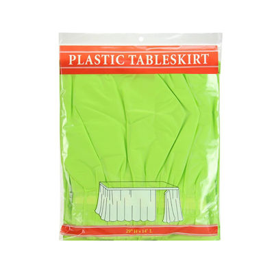 Gonne di plastica eliminabili increspate della Tabella con la linea adesiva incorporata