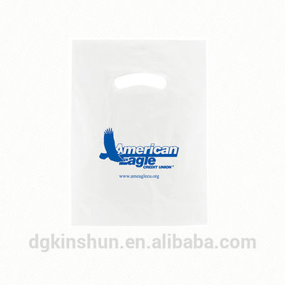Logo su ordinazione del sacchetto della spesa riutilizzabile di plastica HDPE/del LDPE per la drogheria/boutique