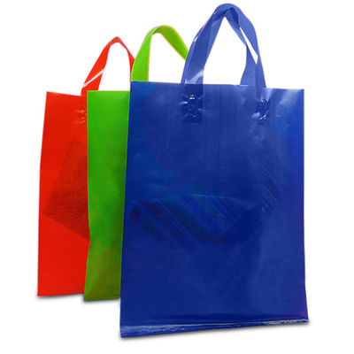 Sacchetti della spesa riutilizzabili di logo su ordinazione di colore solido, borse di trasportatore concimabili del negozio