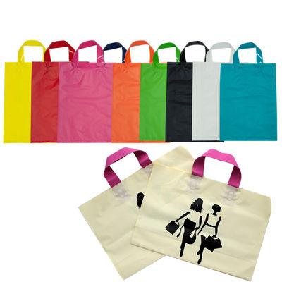 Grandi eliminabili del sacchetto della spesa di plastica di prima scelta variopinto impermeabilizzano le borse delle maniglie convenienti portare