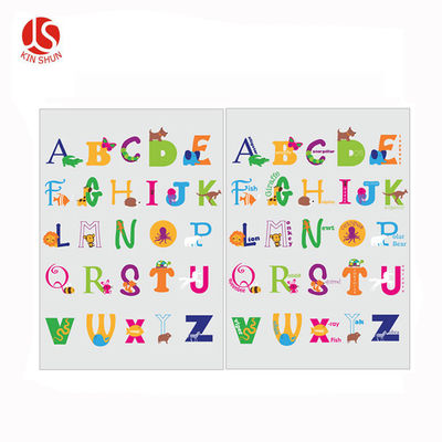 Interesting Letters Game Printed Plastic Placemat for Kids Usage