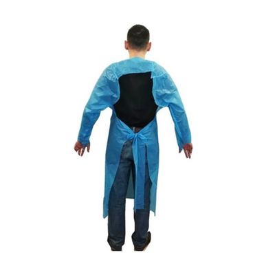 2/5/10PCS vestiario di protezione eliminabile blu, abiti medici di isolamento, tuta protettiva blu