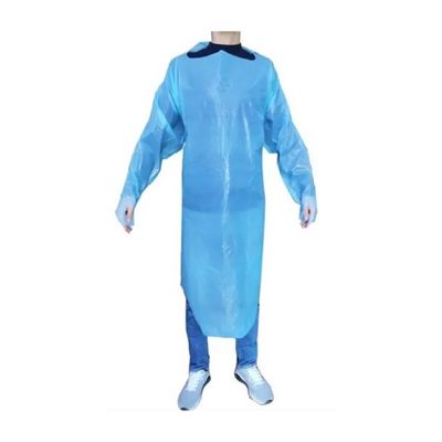 Abito protettivo di quarantena eliminabile - vestito blu dell'abito di isolamento completo del corpo (un pacchetto di 20)