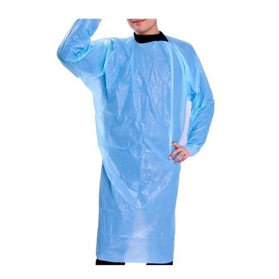 Abito protettivo di quarantena eliminabile - vestito blu dell'abito di isolamento completo del corpo (un pacchetto di 20)
