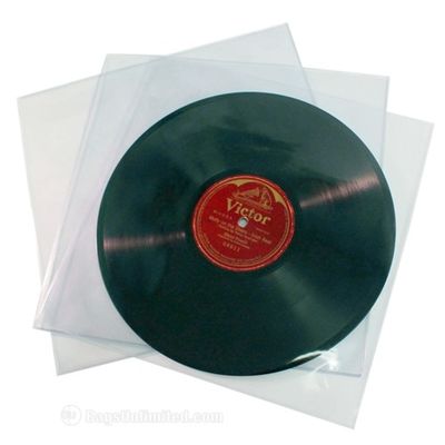 Vinile 100 3 mil. L'album esterno delle copertine di disco delle maniche del chiaro vinile protettivo di plastica di LP copre 12,75&quot; x 12,5»