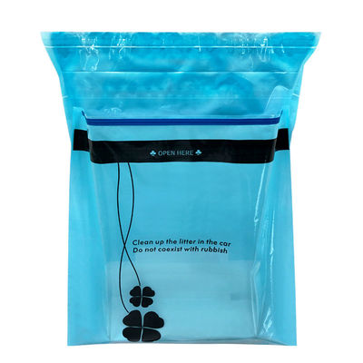 Lo spreco biodegradabile di goffratura di spessore di 0.05mm insacca CMYK 45 galloni