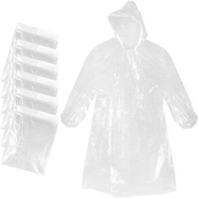 pioggia impermeabile Poncho With Hood di emergenza adulta spessa di 0.014mm