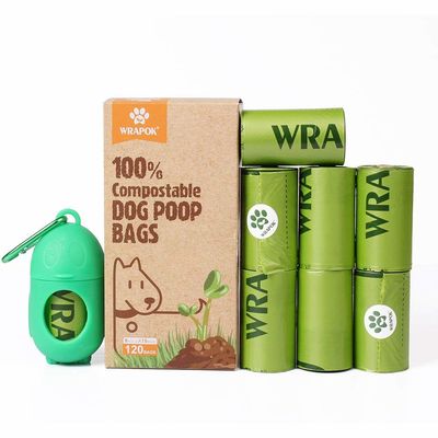 Ricarica biodegradabile Rolls delle borse dello spreco del cane di 100% con il supporto di personalizzazione dell'erogatore