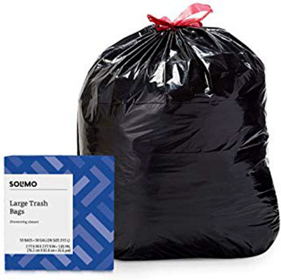 Plasticplace borse di rifiuti da 55-60 galloni 1,2 chiare fodere resistenti del bidone della spazzatura di mil 38 x 58 100Count