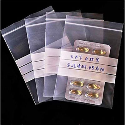 La chiusura lampo impermeabile stampabile insacca l'alta prestazione di sigillamento per la conservazione medica delle pillole