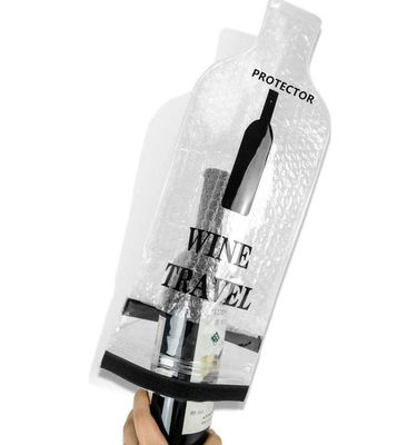 Coli le borse del vino dell'involucro di bolla/il protettore resistenti bottiglia di vino per il viaggio