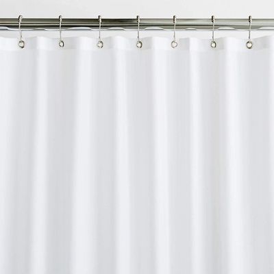 Tende di doccia spesse impermeabili di plastica bianche del bagno della vendita all'ingrosso PEVA con i ganci