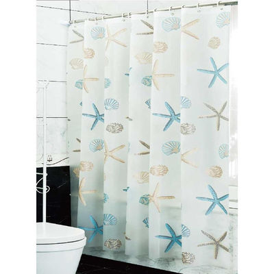 Tenda di doccia impermeabile di PEVA per stampa su ordinazione del bagno disponibile