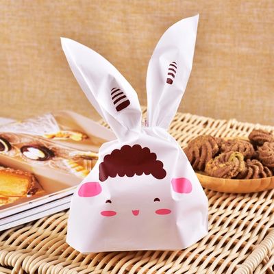 Wholesale Easter Bunny Mini Rabbit Ear Cookie Candy Packaging Treat Bags