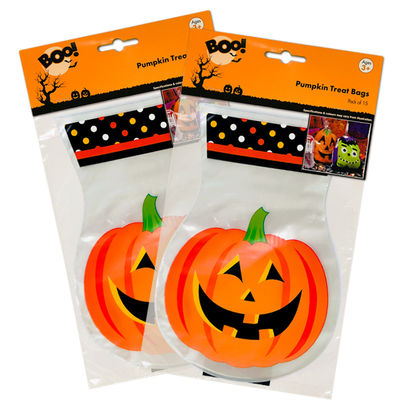 Halloween Monsters Candy Bags Cookie Plastic Biscuit Packaging Treat Bag For Parties