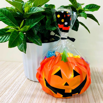 Halloween Monsters Candy Bags Cookie Plastic Biscuit Packaging Treat Bag For Parties