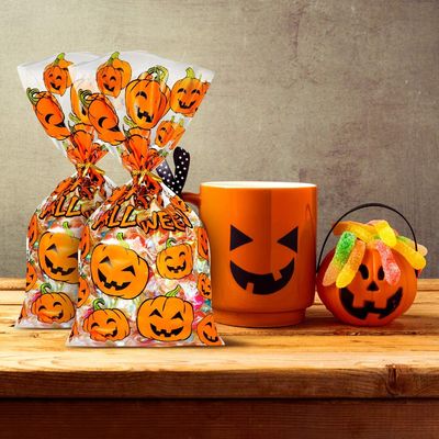 La zucca del PE i pp Halloween di rotocalcografia insacca 30 micron per Candy