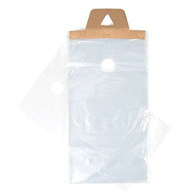 Il chiaro gancio impermeabile e sicuro di plastica della manopola di porta insacca le poli borse di Newspapaer